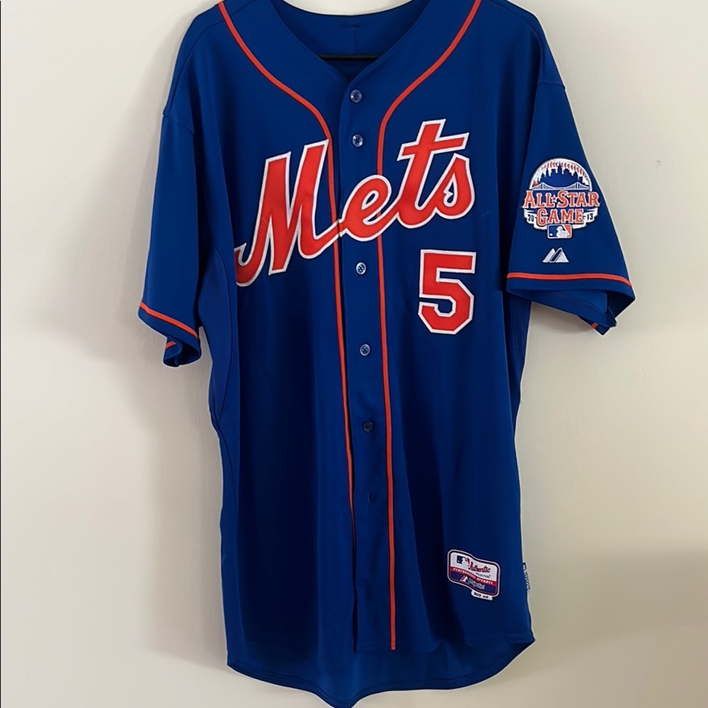 Majestic Royal Blue New York Mets All Star Game David Wright Jersey size 48